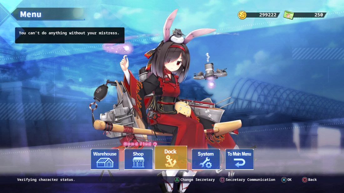 Azur Lane Crosswave PS4 secretary ship.jpg