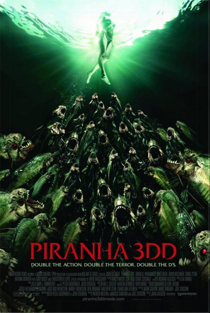 Piranha 3DD 2012 poster
