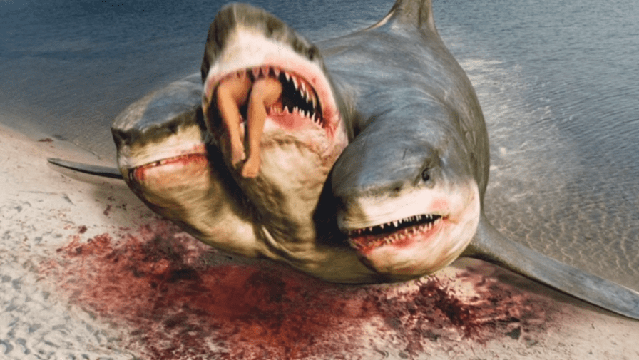 3 Headed Shark Attack 2015 three headed boy