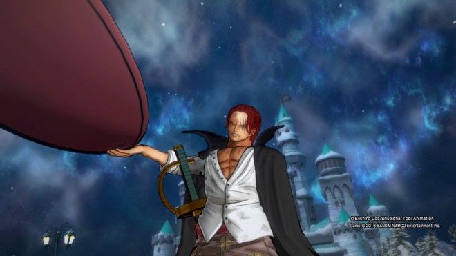 One Piece Burning Blood PS4 the ol Shanks giant sake cup