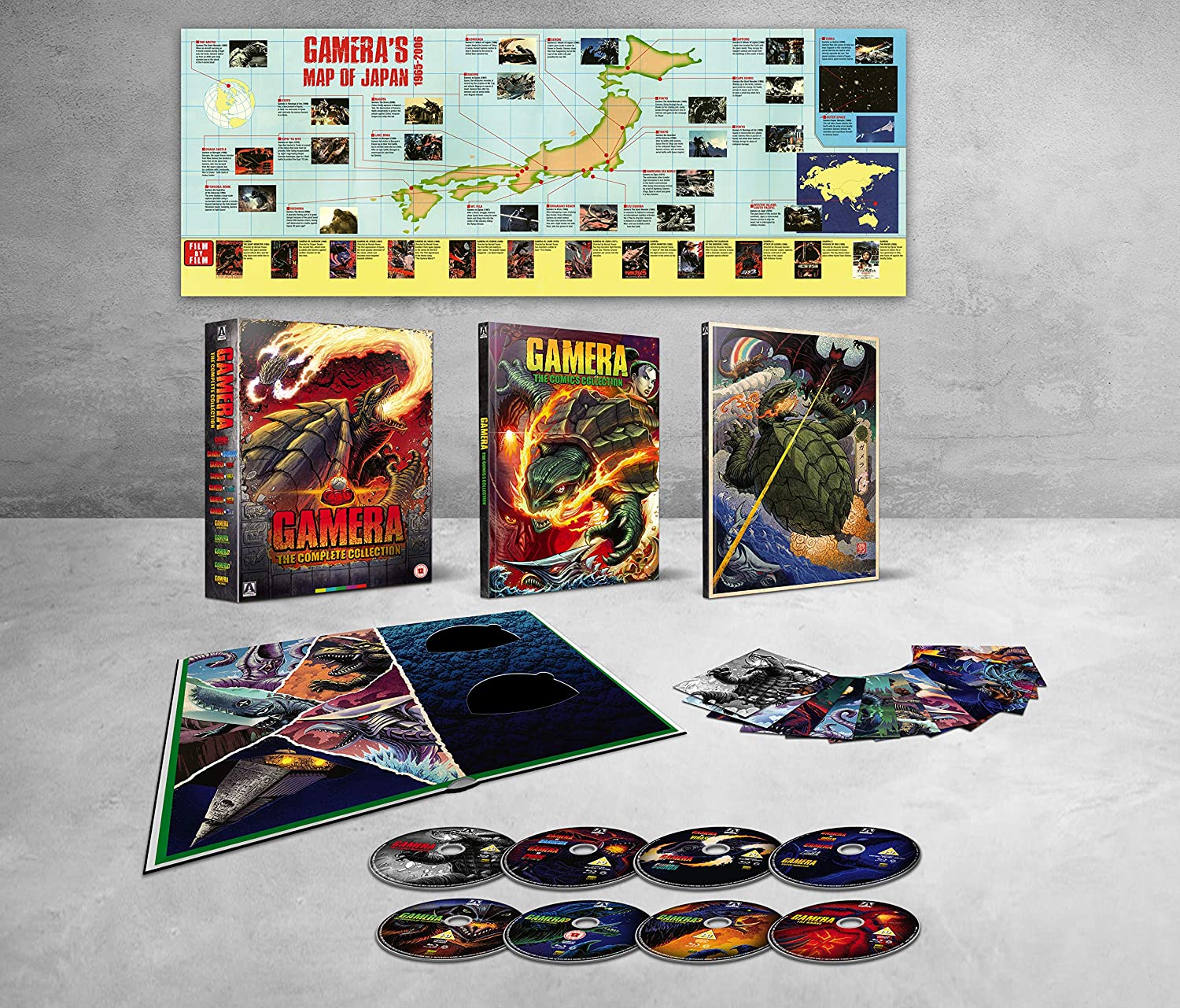 Gamera The Complete Collection UK complete set